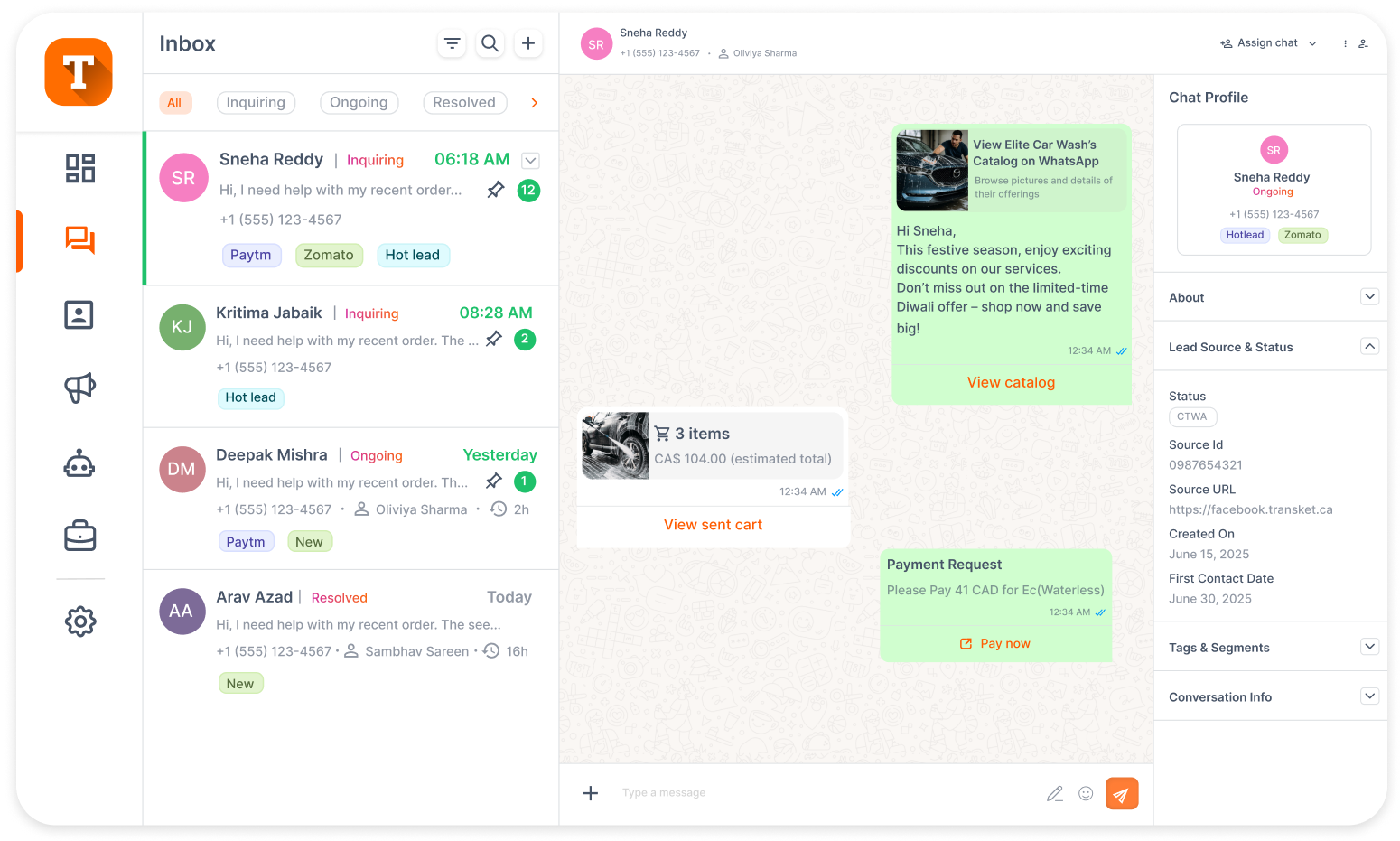 CTWA (Click to WhatsApp Ads)